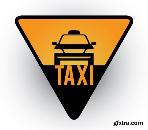 Stock Vectors - Taxi 3, 25xEPS