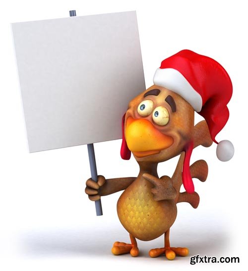 Stock Photos - Christmas. Funny Animals. 25xJPG