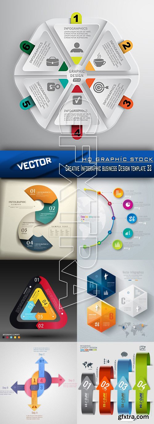 Stock Vector - Creative Infographic business Design template 32