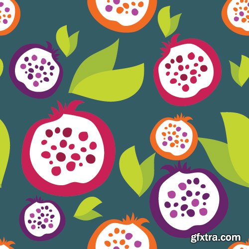 Pomegranate Vectors 25xEPS