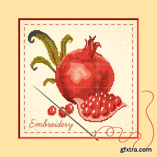 Pomegranate Vectors 25xEPS