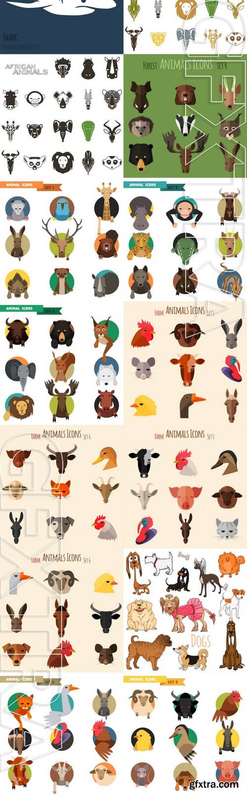 Vector - Animals Icons