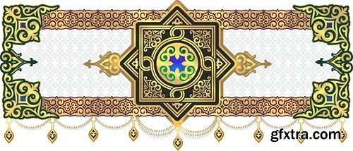 Kazakh Ornament VEctors - 15x EPS