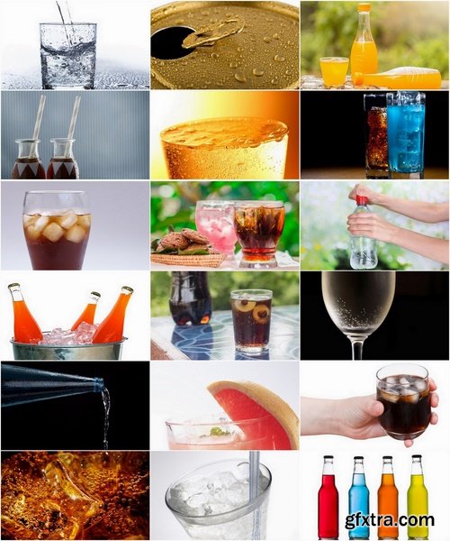 Collection of carbonated drinks 25 UHQ Jpeg