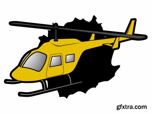 Collection of different helicopters 25 Eps