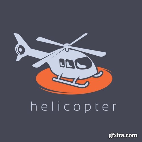 Collection of different helicopters 25 Eps