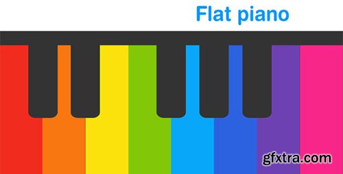 CodeCanyon - Flat Piano Basic- Game HTML5