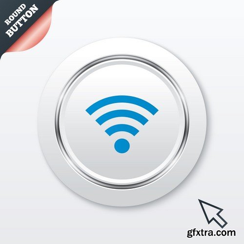 Stock Vectors - Wi-Fi, 25xEPS