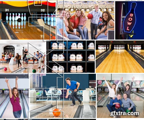 Stock Photos - Bowling 2, 25xJPG