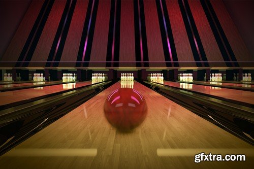 Stock Photos - Bowling 2, 25xJPG