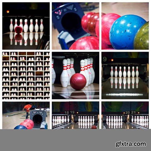 Stock Photos - Bowling 2, 25xJPG