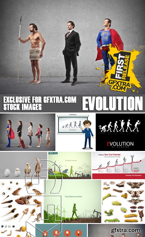 Stock Images - Evolution, 10xJPG, 15xEPS