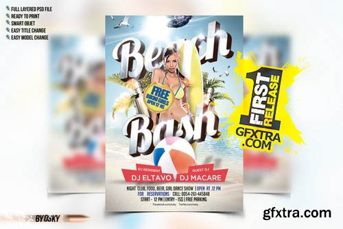 Beach Bash IV - Creativemarket 66667