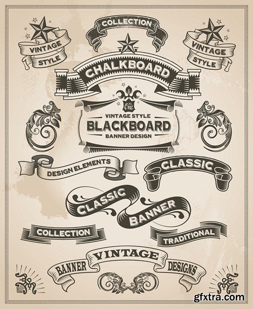 Retro Labels and Vintage Design, 25xEPS