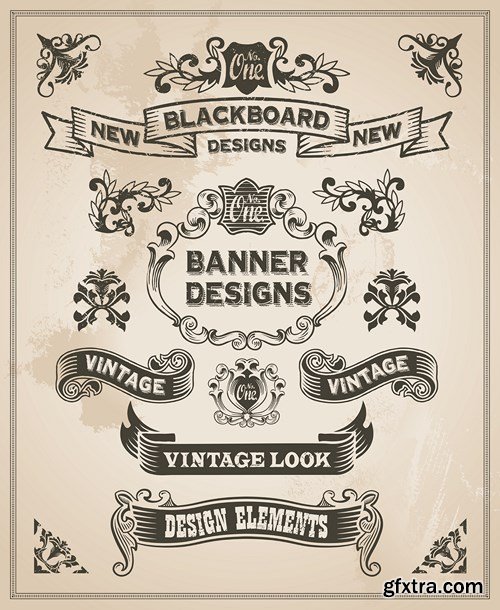 Retro Labels and Vintage Design, 25xEPS