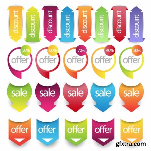 Collection of various design elements vector images #4-25 Eps