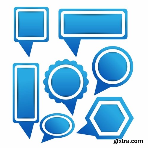 Collection of various design elements vector images #4-25 Eps