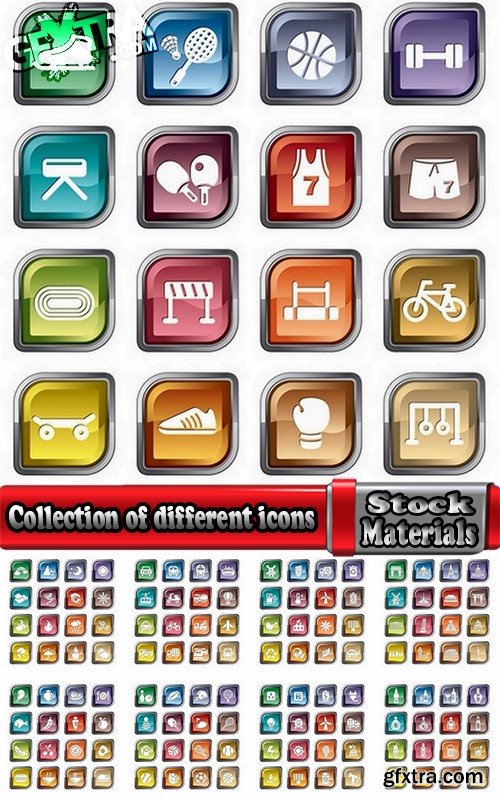 Collection of different icons #2-25 Eps