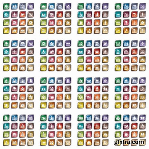 Collection of different icons #2-25 Eps