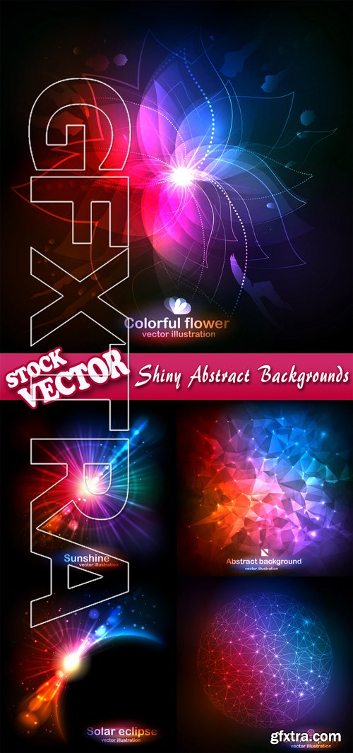 Stock Vector - Shiny Abstract Backgrounds