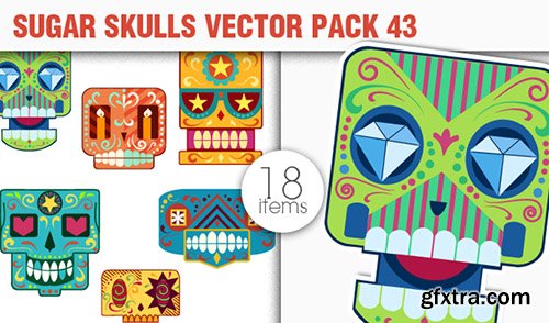 The Sugar Skulls Giga Vector Set: 248 Stunning Vectors