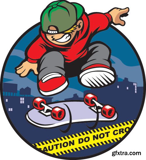 SkateBoarders 1, 25xEPS