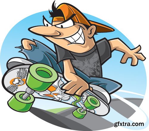 SkateBoarders 1, 25xEPS