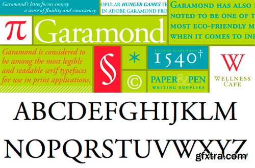 Adobe Garamond Font Family - 21 Fonts for $179