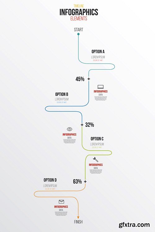 Collection of Infographics Vol.139, 25xEPS