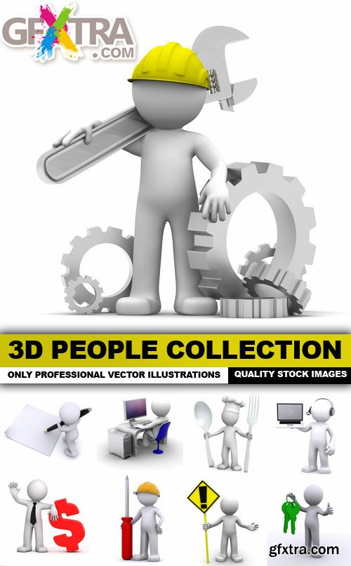 3D People Collection - 25 HQ Images