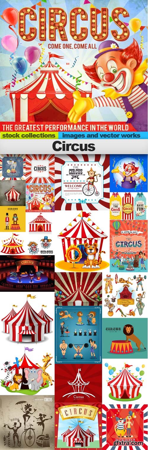 Circus,25 x EPS