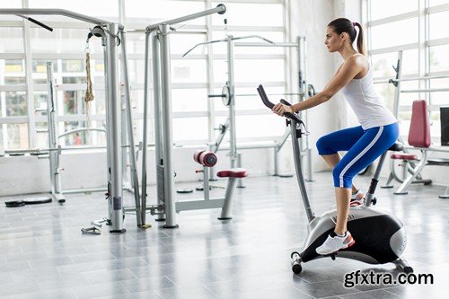 Stock Photos - Sporty girls, 25xEPS