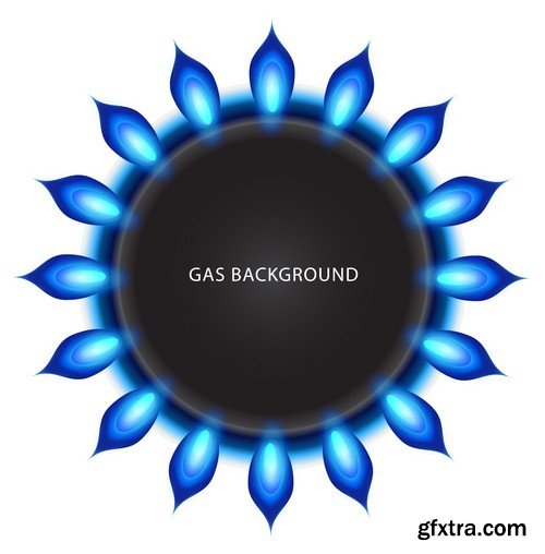 Stock Vectors - Gas Industry 2, 25xEPS