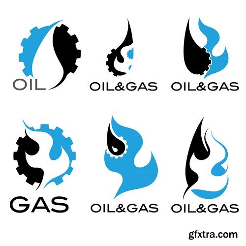 Stock Vectors - Gas Industry 2, 25xEPS