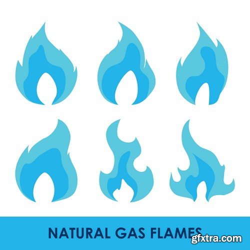 Stock Vectors - Gas Industry 2, 25xEPS