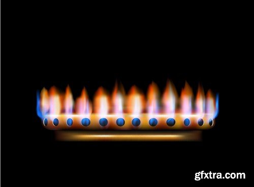 Stock Vectors - Gas Industry 2, 25xEPS