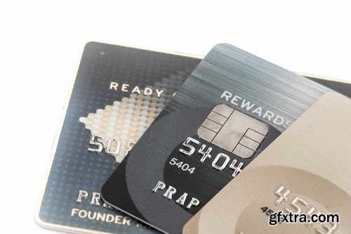 Collection of different bank cards 25 UHQ Jpeg