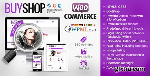 ThemeForest - BuyShop v1.0.23 - Responsive WooCommerce WordPress Theme