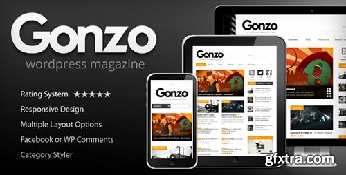 ThemeForest - Gonzo v1.9.3 - Clean, Responsive WP Magazine