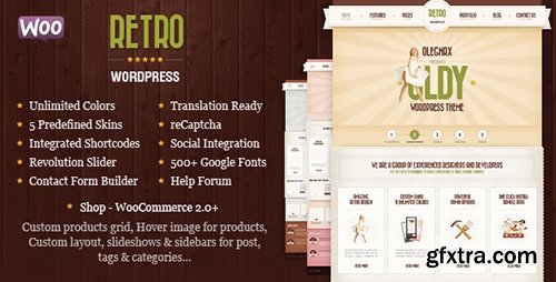 ThemeForest - Retro v3.5 - Premium Vintage WordPress Theme