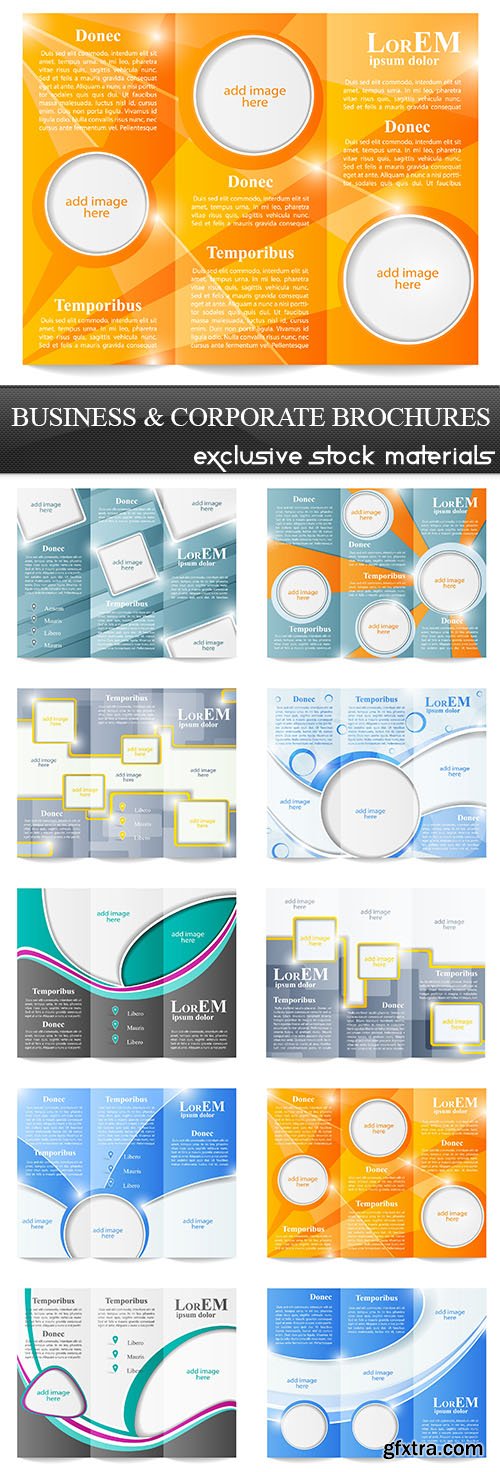 Business and Corporate Brochures, 10xEPS