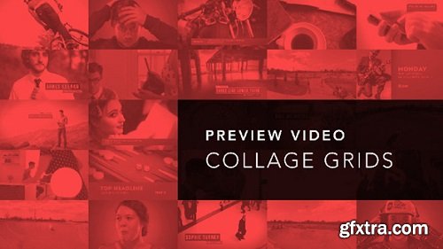 Videohive - Preview Video Screen Collage Grids 8737222