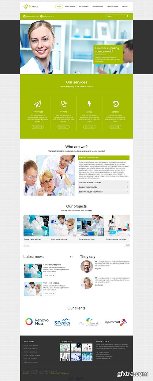 VTem - Science - Template for Joomla 2.5 & 3.x