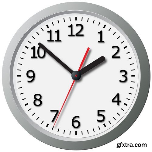 Stock Vectors - Alarm clock, Time, watch 4, 25xEPS