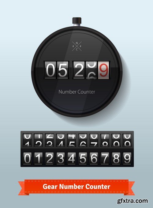 Stock Vectors - Alarm clock, Time, watch 4, 25xEPS