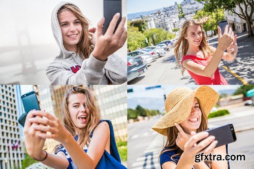 Stock Photos - Selfie, 25xJPG