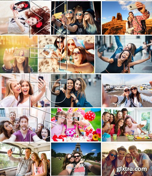 Stock Photos - Selfie, 25xJPG