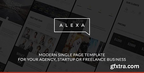 ThemeForest - Alexa - Creative Single Page Template - RIP