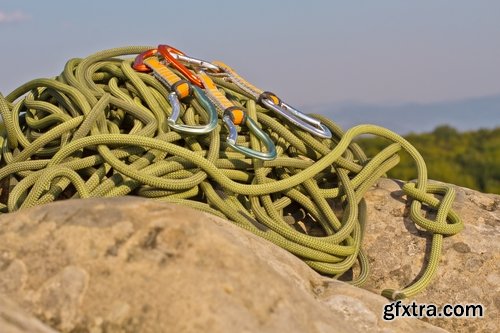 Collection of climbing equipment 25 UHQ Jpeg