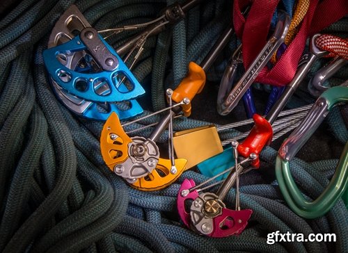 Collection of climbing equipment 25 UHQ Jpeg